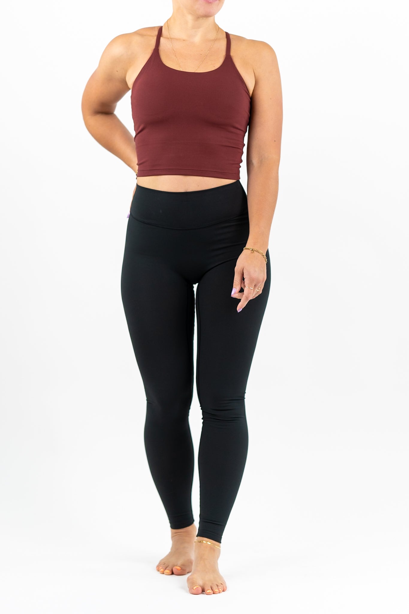 V Motion Full Length Tight - Onyx Black