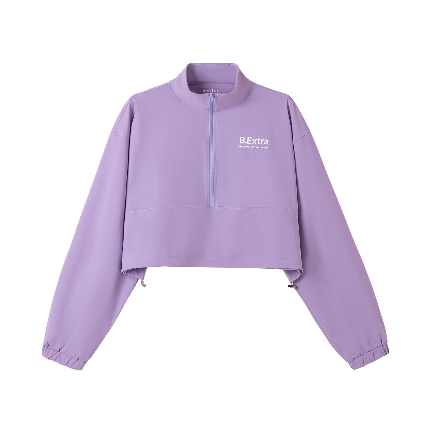 Cropped Zip up jacket - Lilac