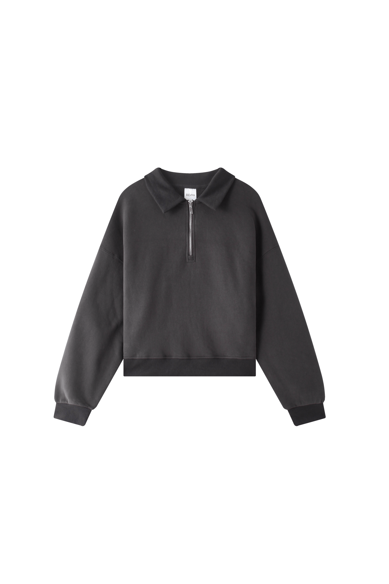 Quarter Zip Sweater - Dark Grey 