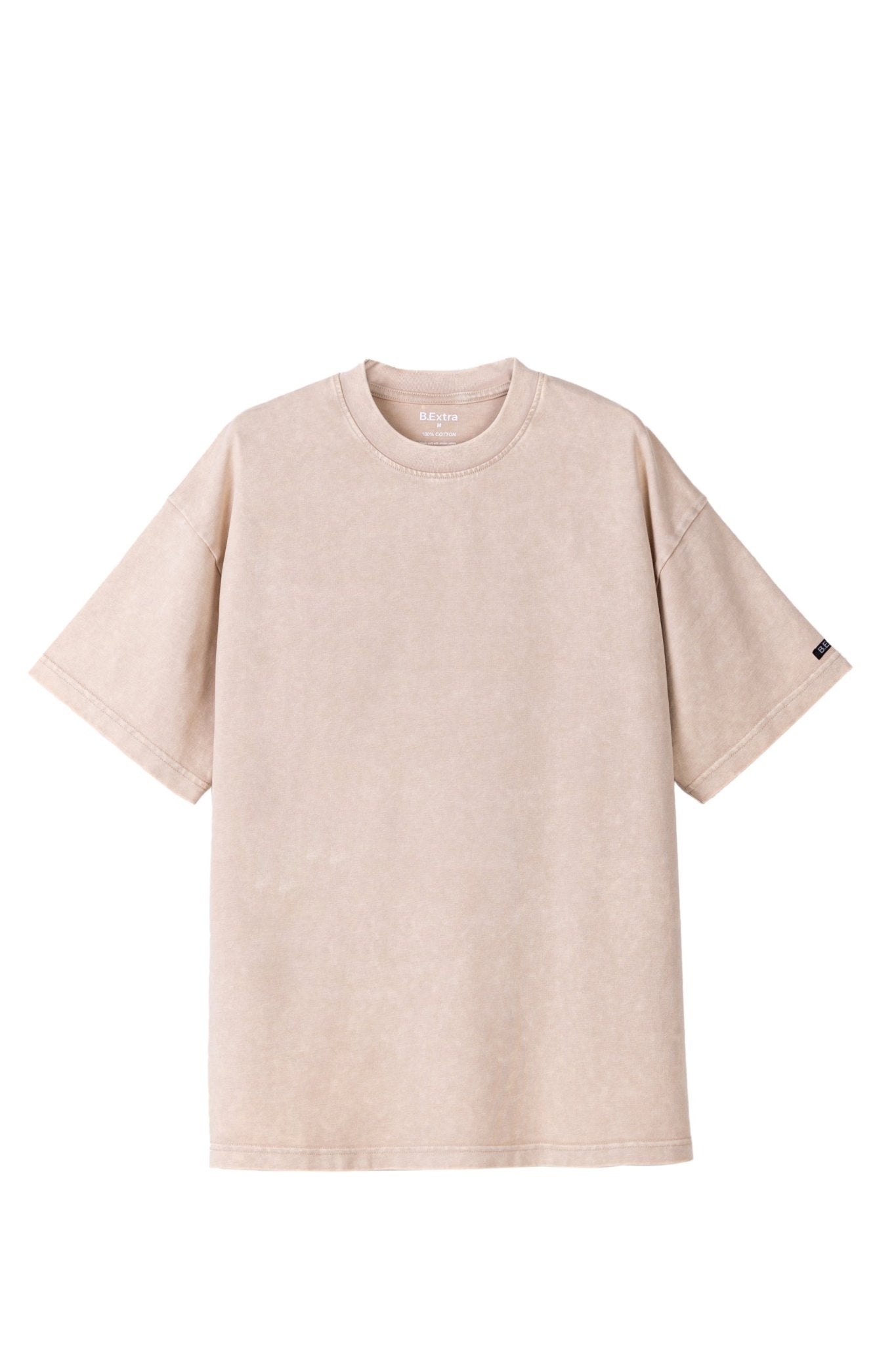 Acid Wash T shirt - Light Sand