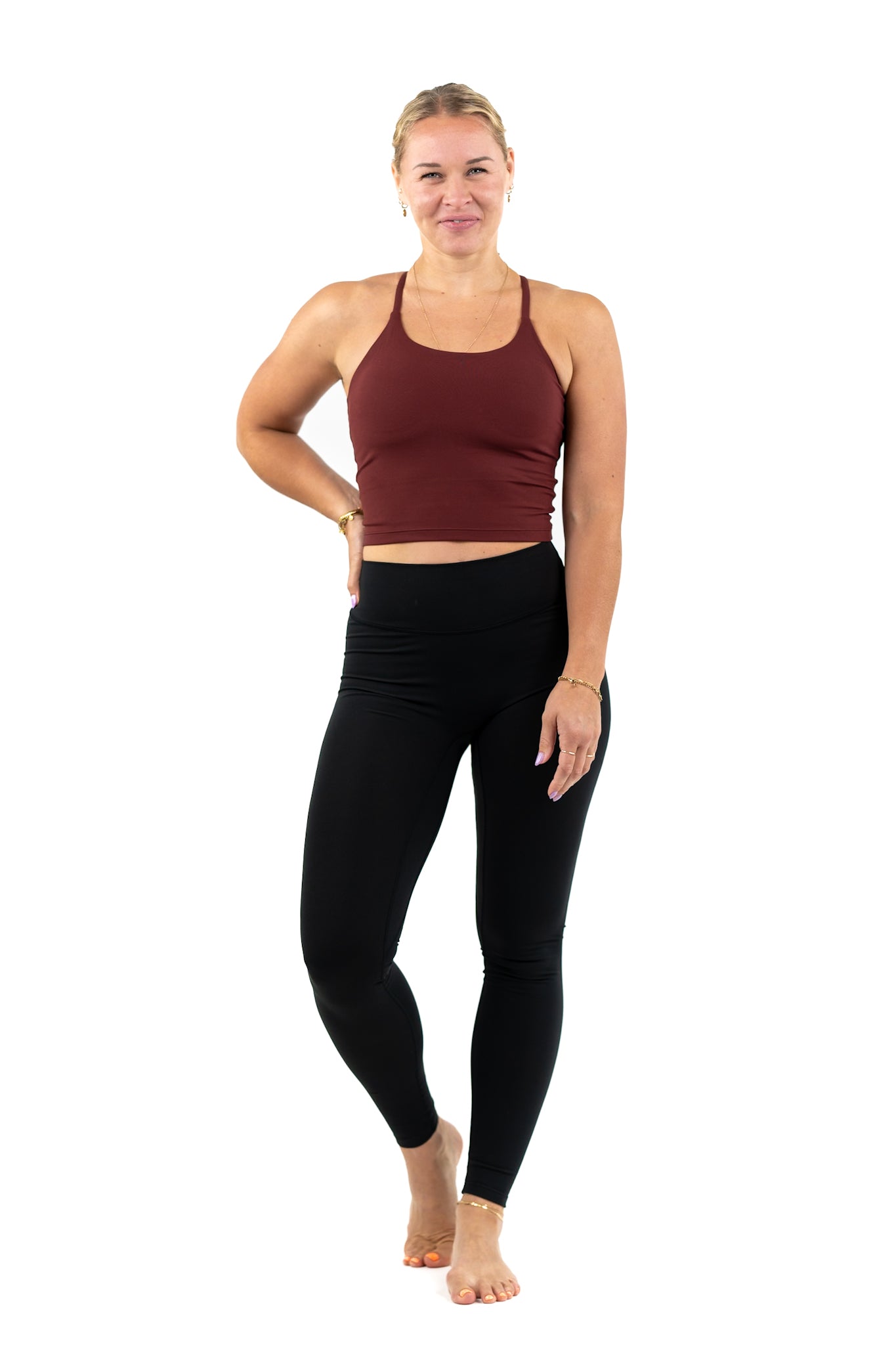 V Motion Full Length Tight - Onyx Black