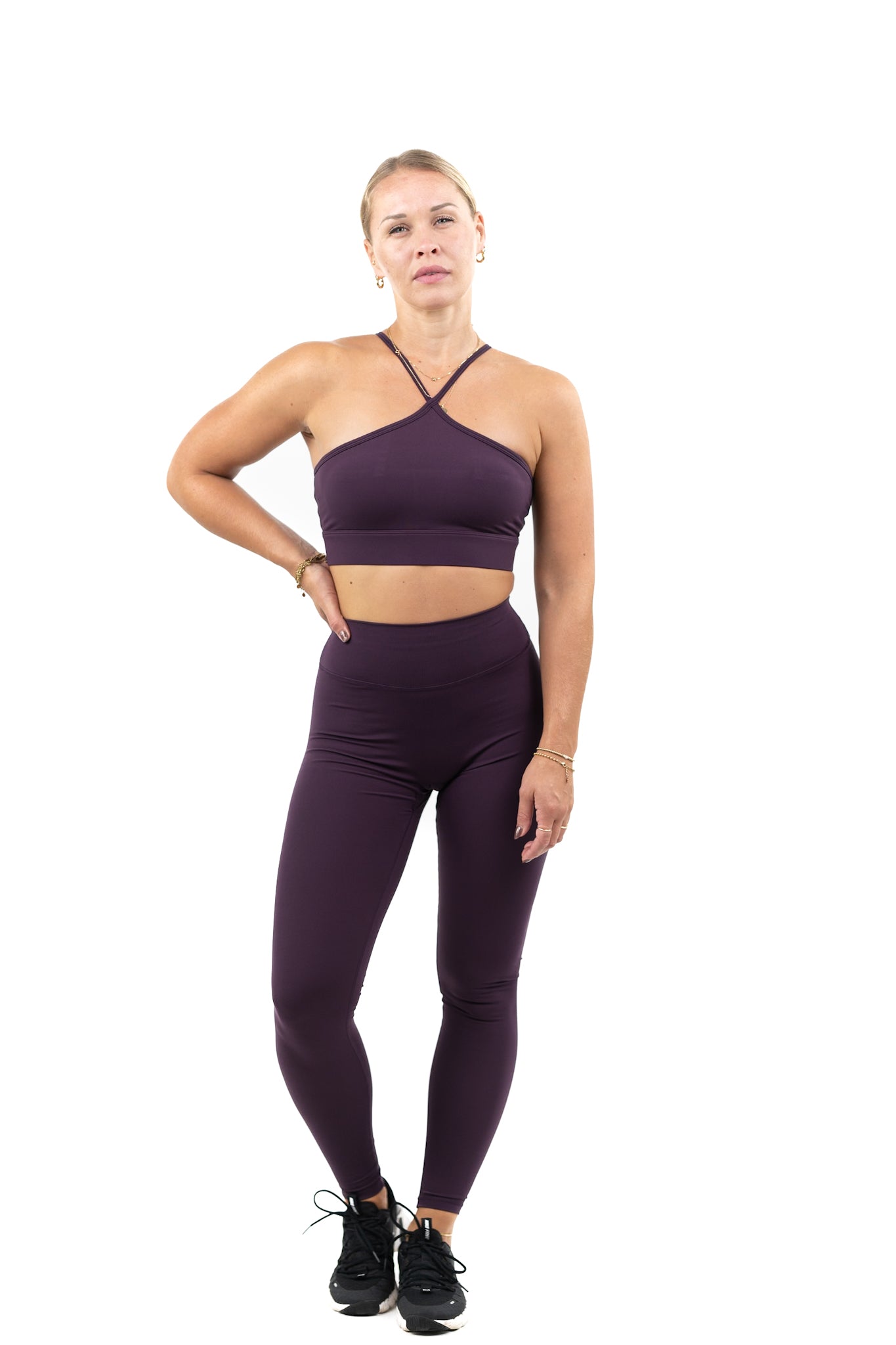 Curve Sculpt Tight Full Length - Eggplant