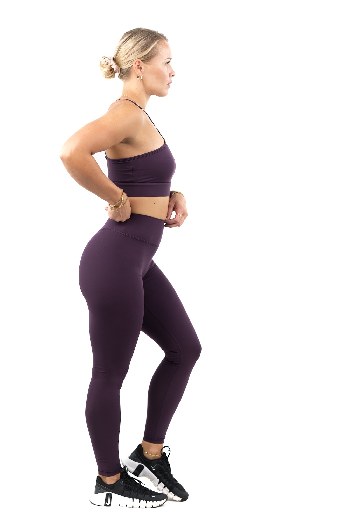 Curve Sculpt Tight Full Length - Eggplant