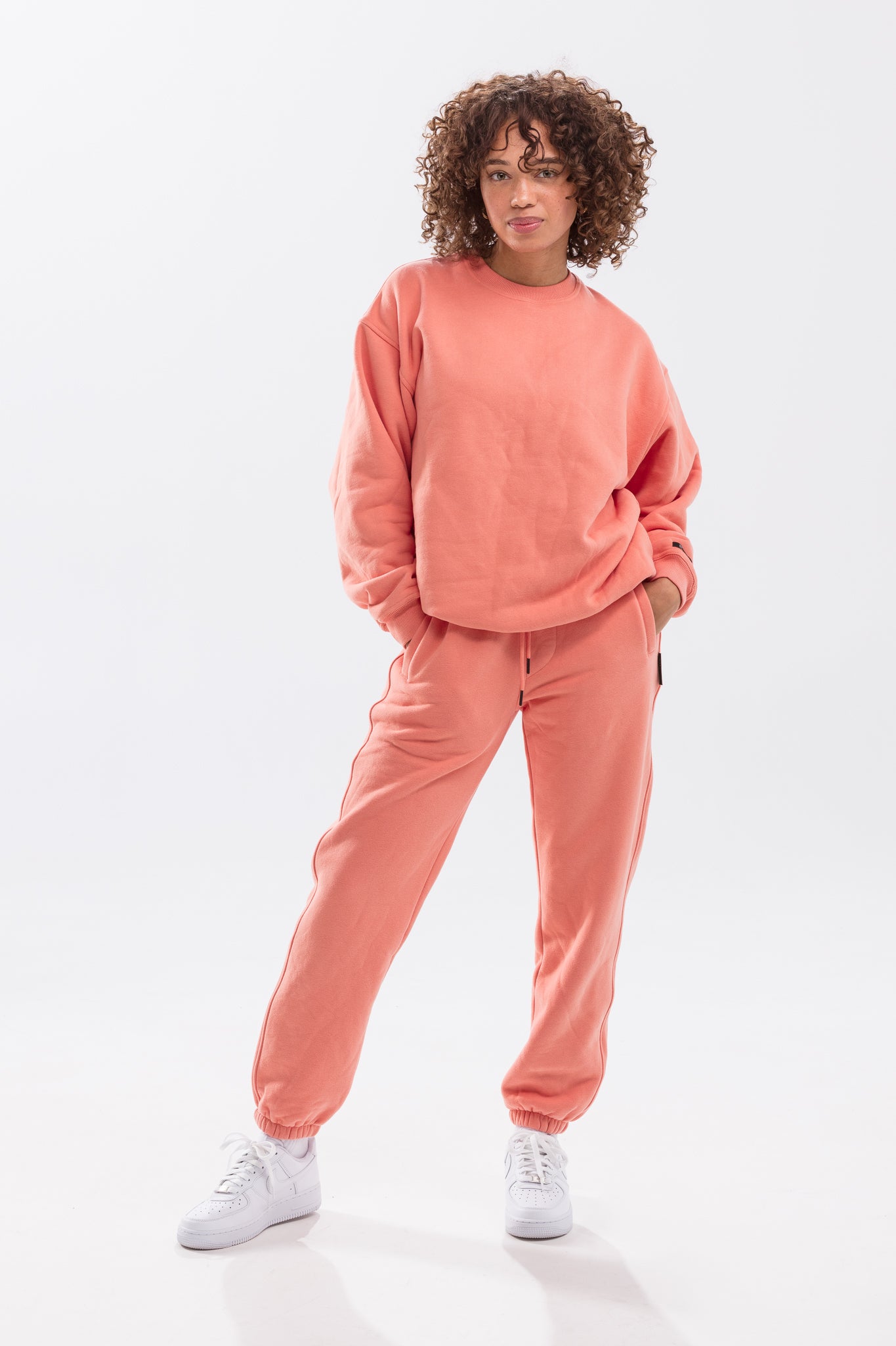 Glide and Settle Jogger Set - Coral Breeze