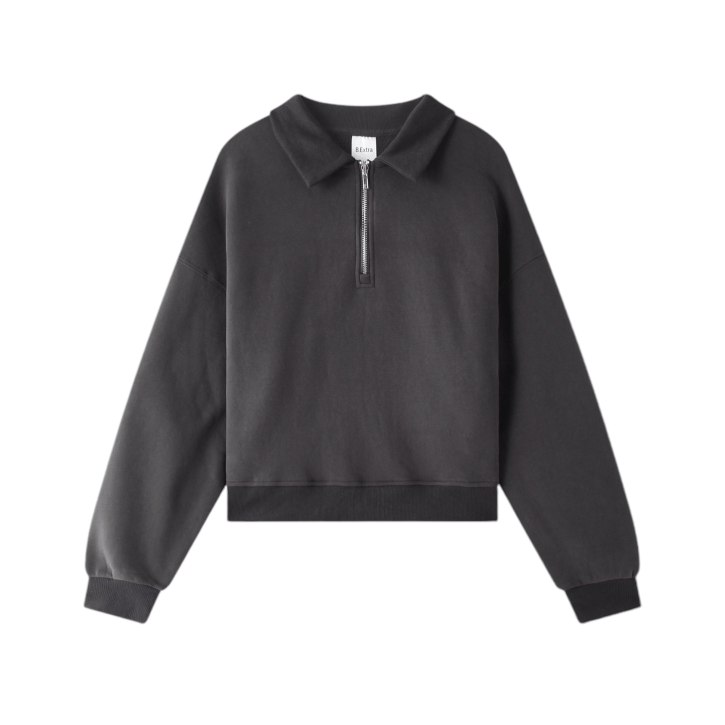 Quarter Zip Sweater - Dark Grey 