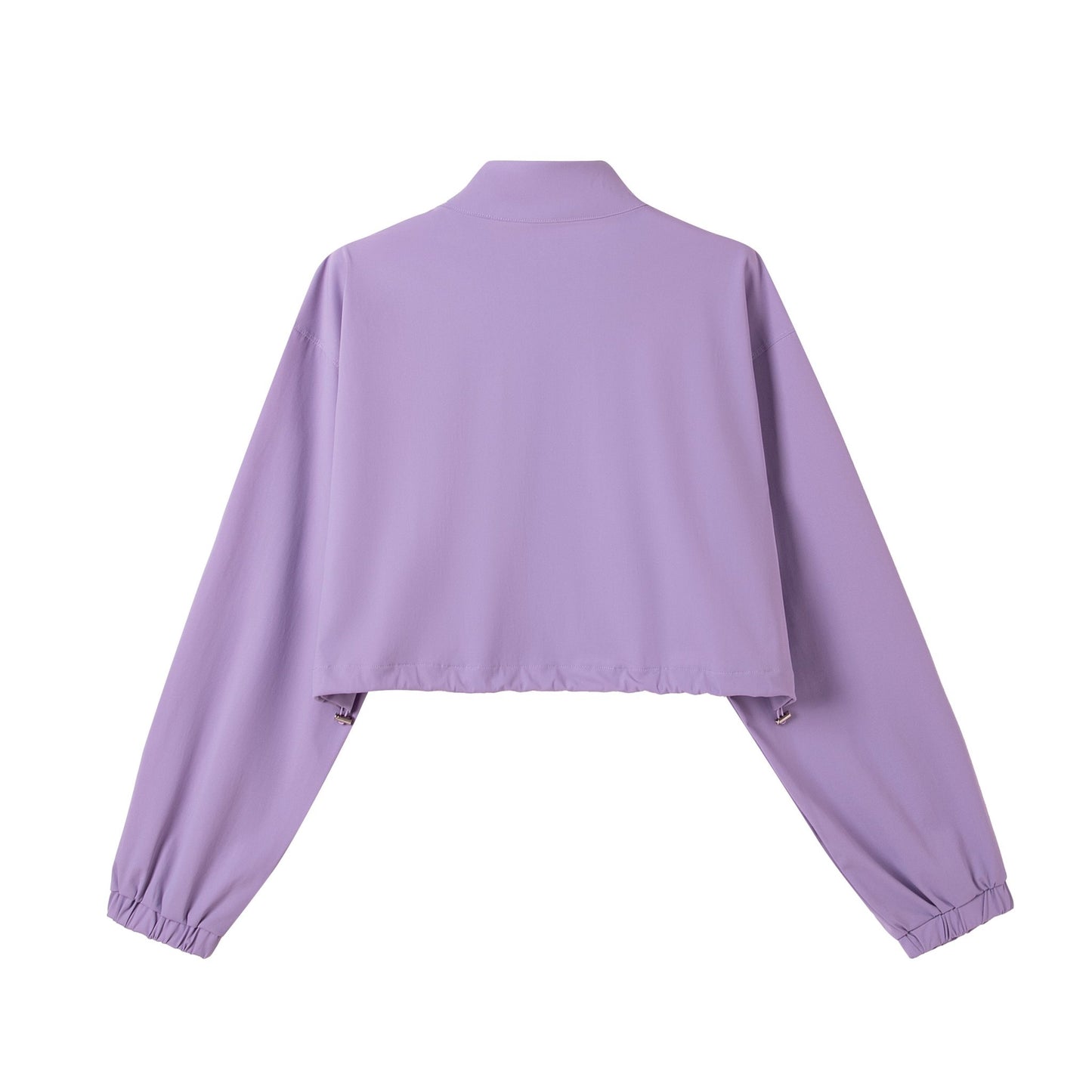 Cropped Zip up jacket - Lilac