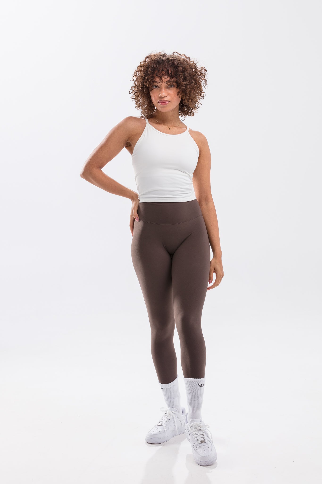 B.Reactive Tight Full Length - Brown Sugar