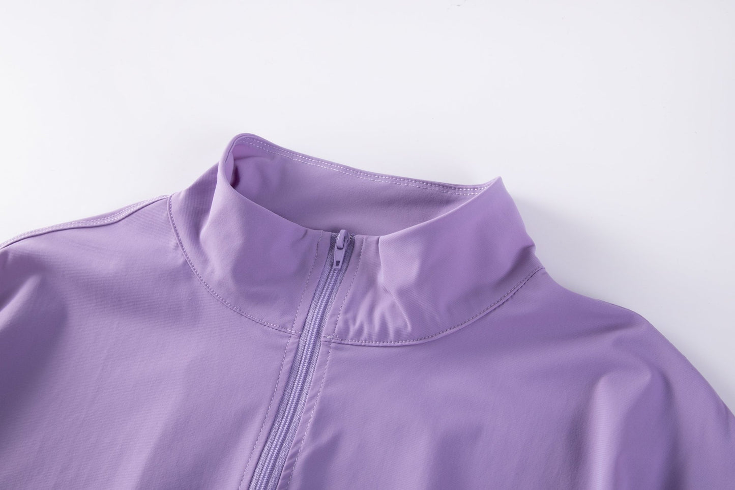 Cropped Zip up jacket - Lilac