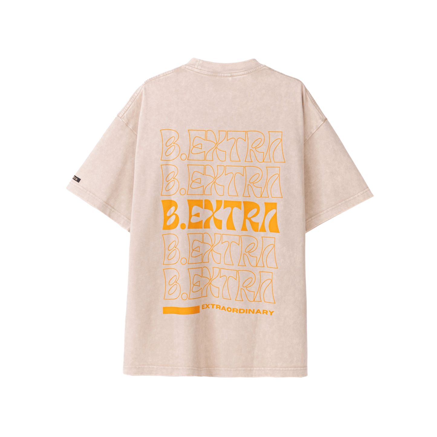 Acid Wash T shirt - Light Sand