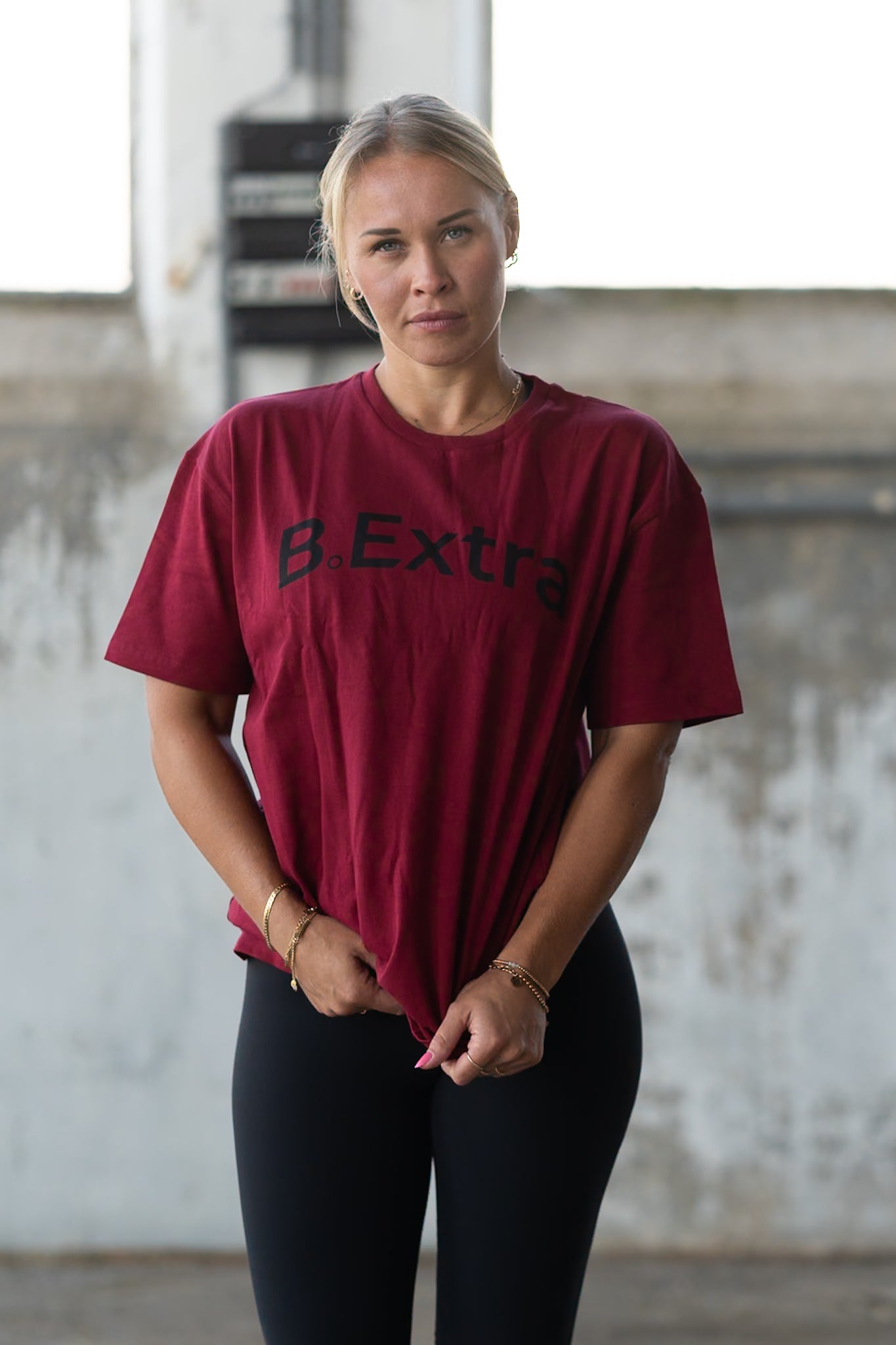 Thick Tee - Wine Red