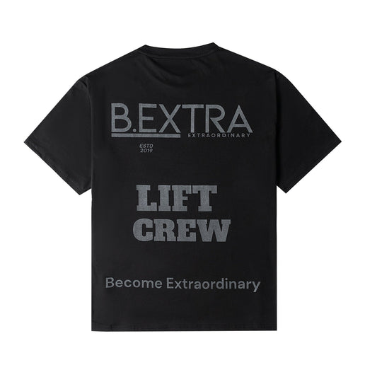 Lift Crew T-Shirt  - Black