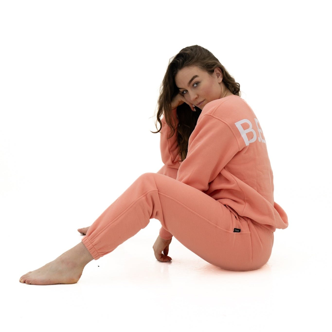 Glide and Settle Jogger Set - Coral Breeze